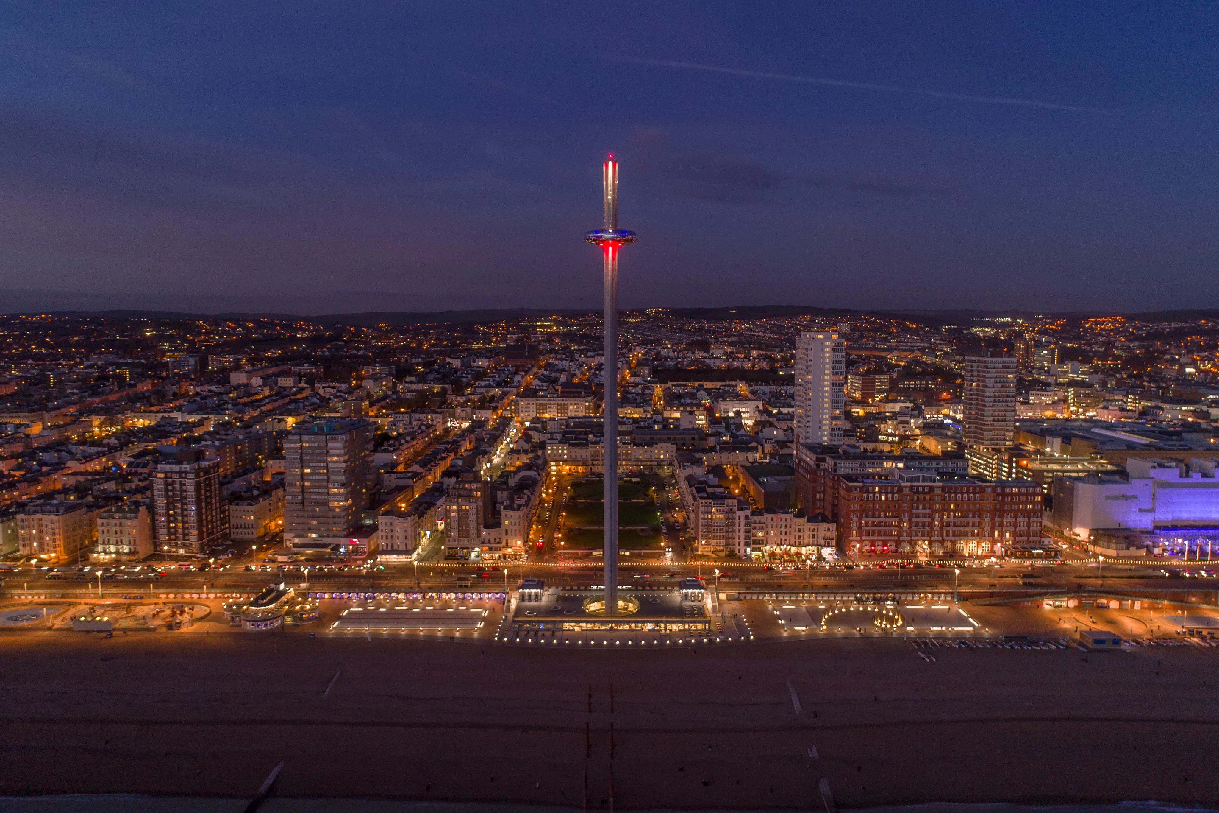Brighton i360: City Lights Flight + Welcome Drink