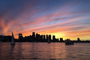 Pôr-do-sol em Boston