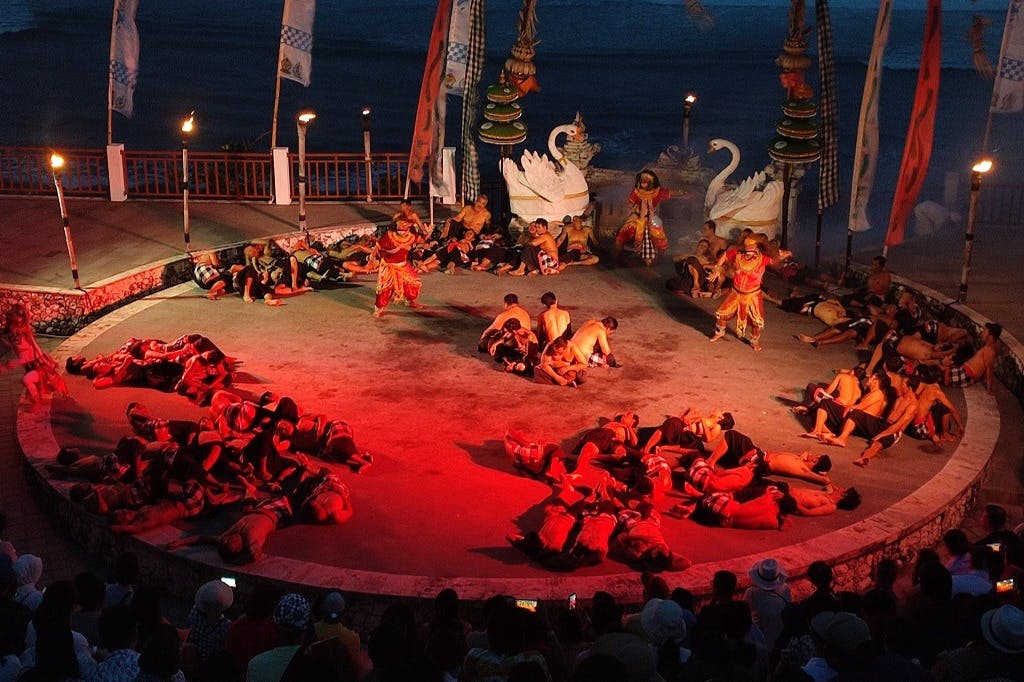 Melasti Beach Kecak Dance Show