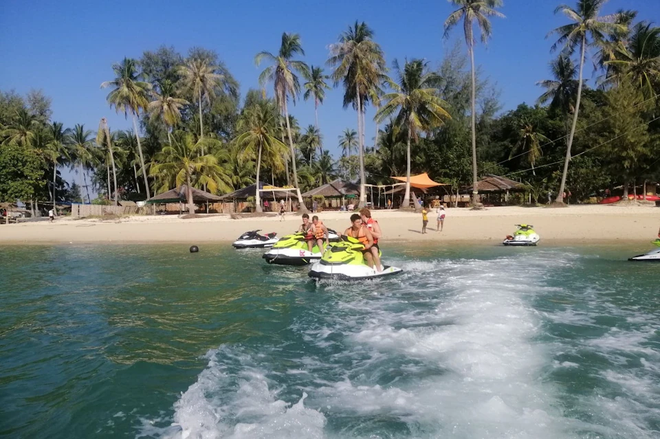 Navigate to stunning destinations like Pare Island, known for its natural beauty.