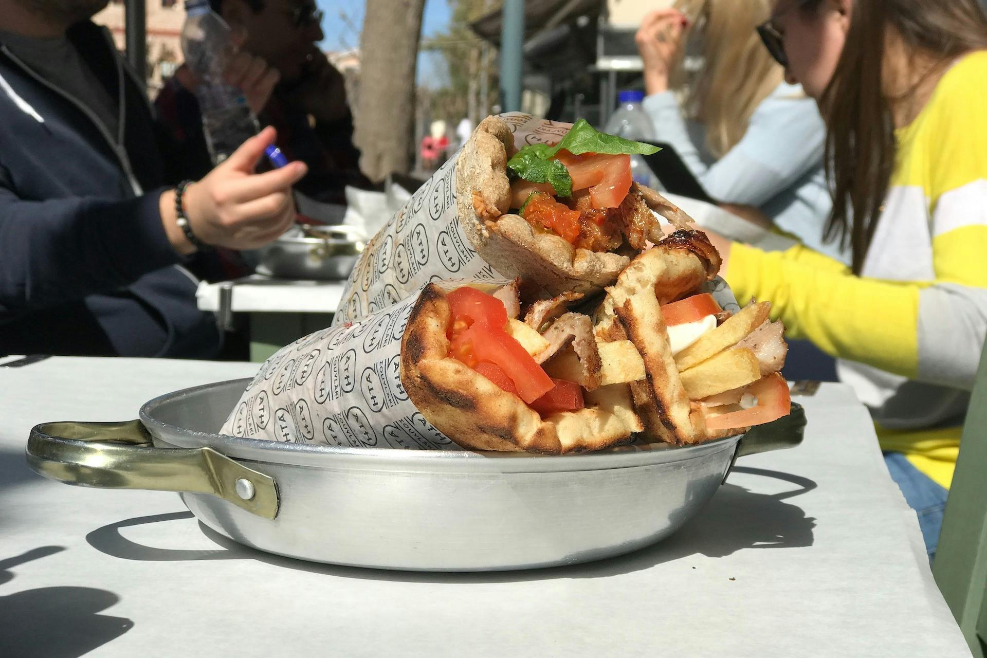 Souvlaki wrap!