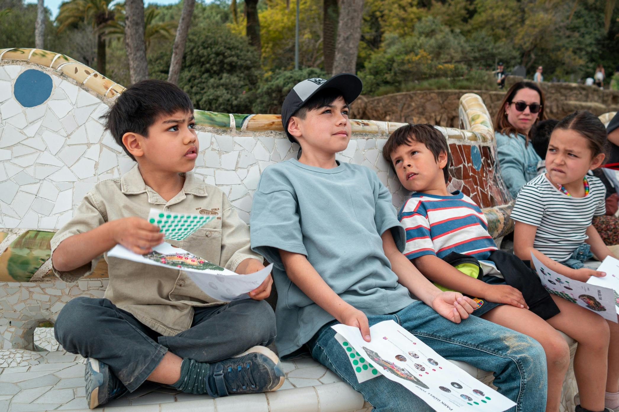 Park Güell: Small Group Guided Tour for Kids & Families 4