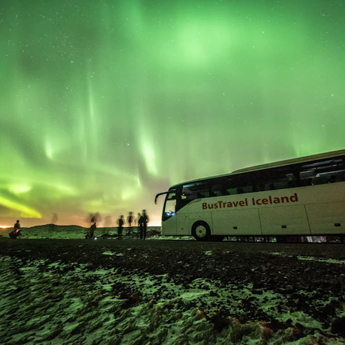 Reykjavík: Northern Lights Bus Tour - Photo 4