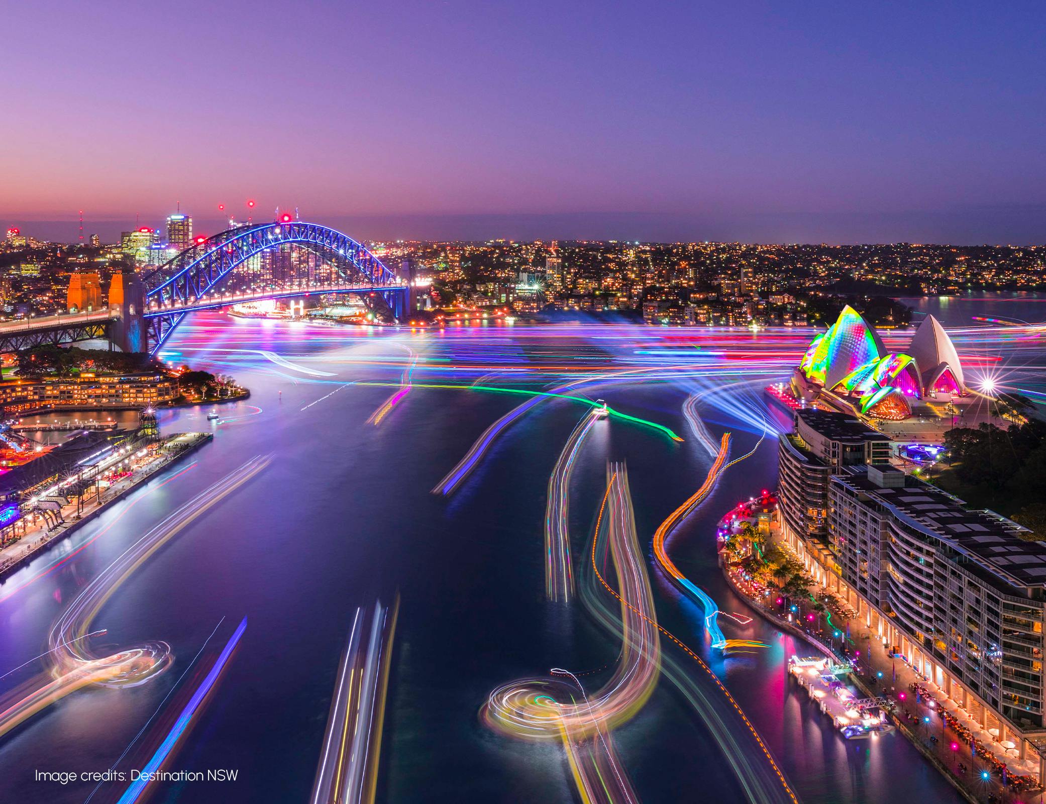 Sydney: Vivid Sydney Night Cruise 4