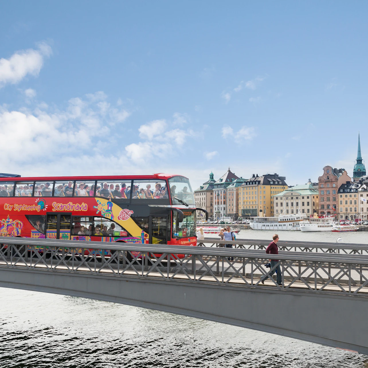 City Sightseeing Stockholm: Hop-on Hop-off Bus + Boat Tour