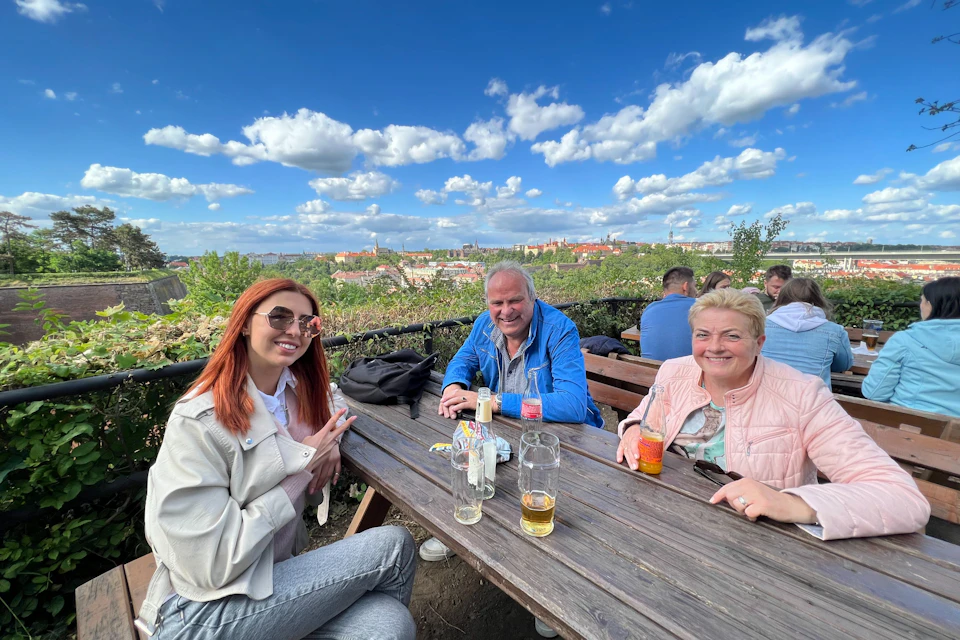 A small break in Vysehrad Castle
