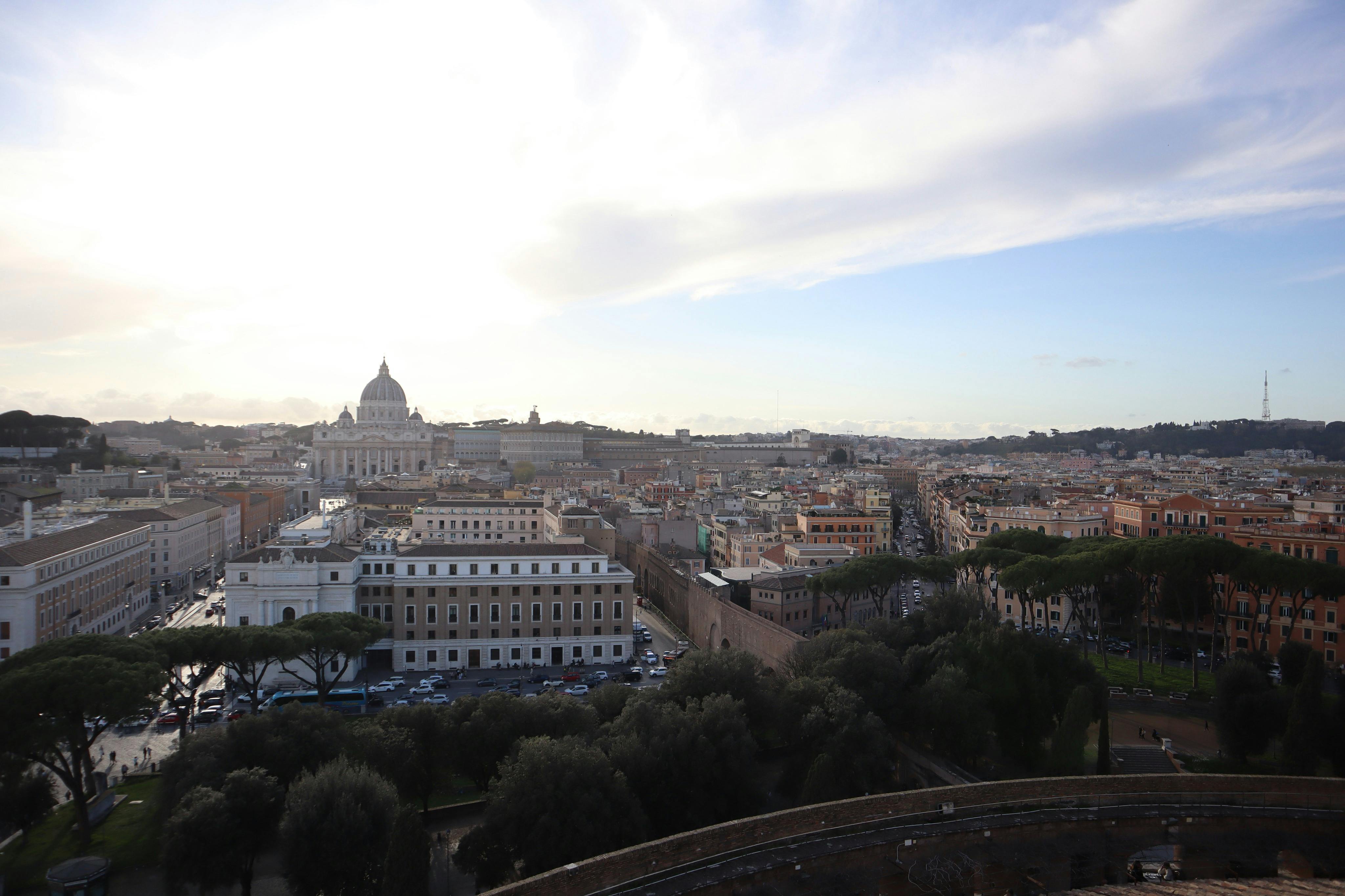 阳台上的全景图