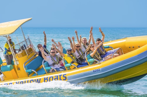 The Yellow Boats: 45-Min Speedboat Tour to Atlantis