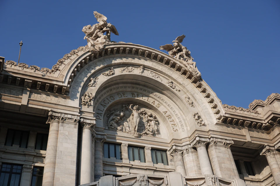 Facade of Bellas Artes Palace