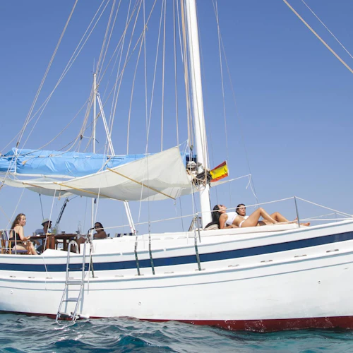 Ibiza: Private Sailboat with Premium Open Bar, Food & Music - Photo 5