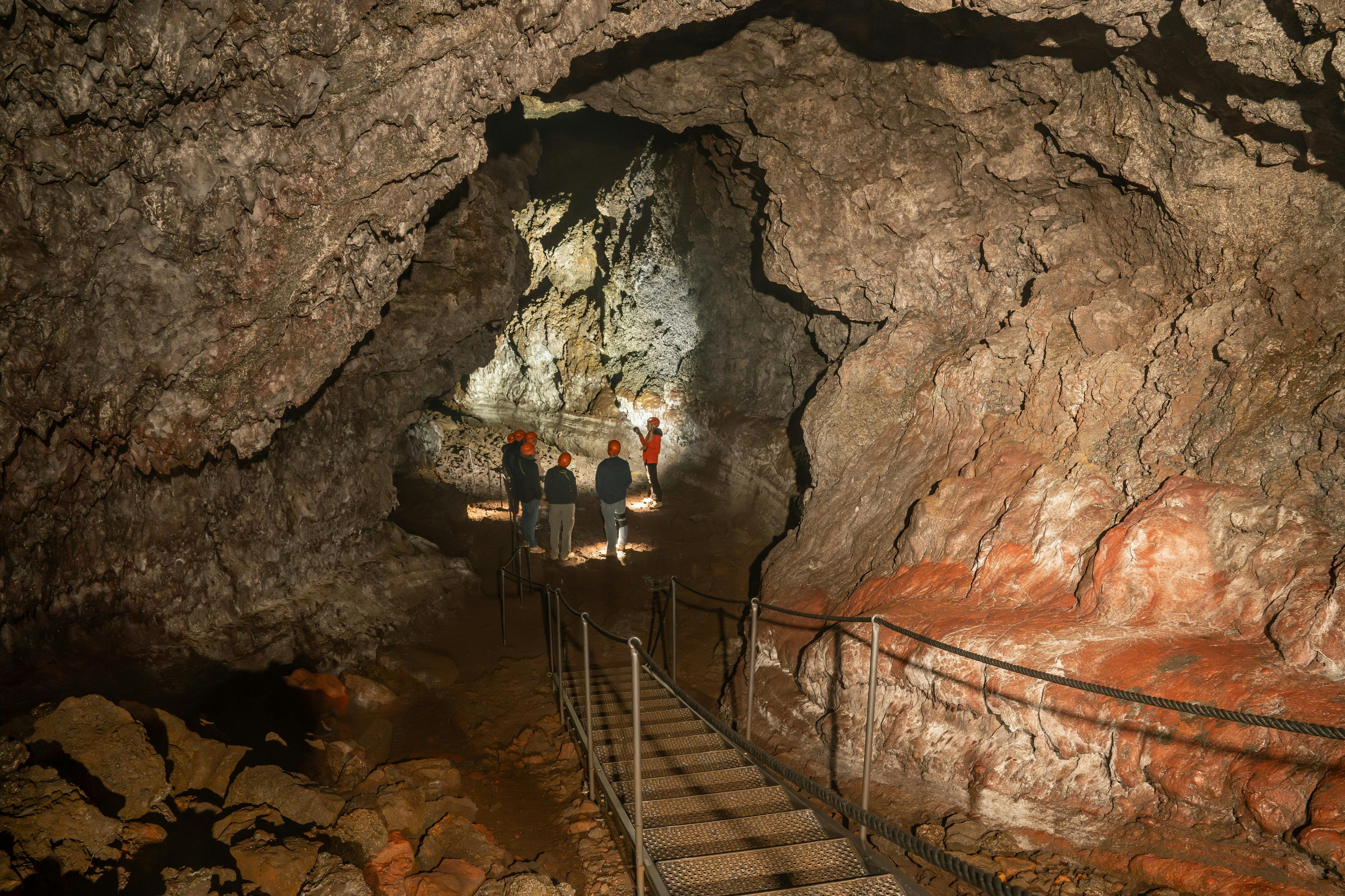 One of few staircases in the cave