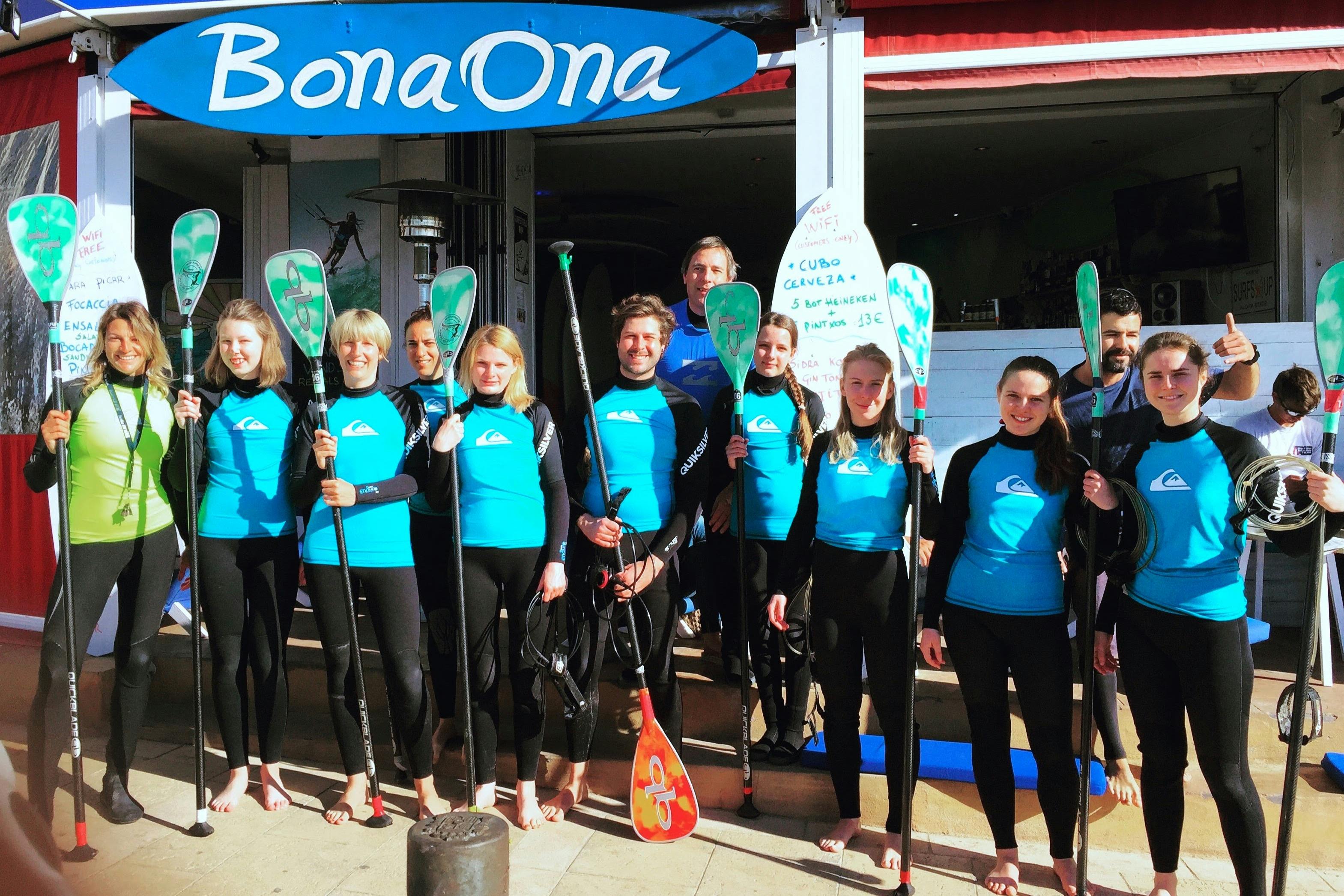 SUP (Stand Up Paddle) classes at BonaOna Mallorca, Playa de Ca'n Pastilla