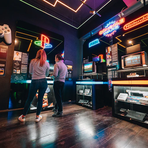 Permanent utställning om videospelens historia