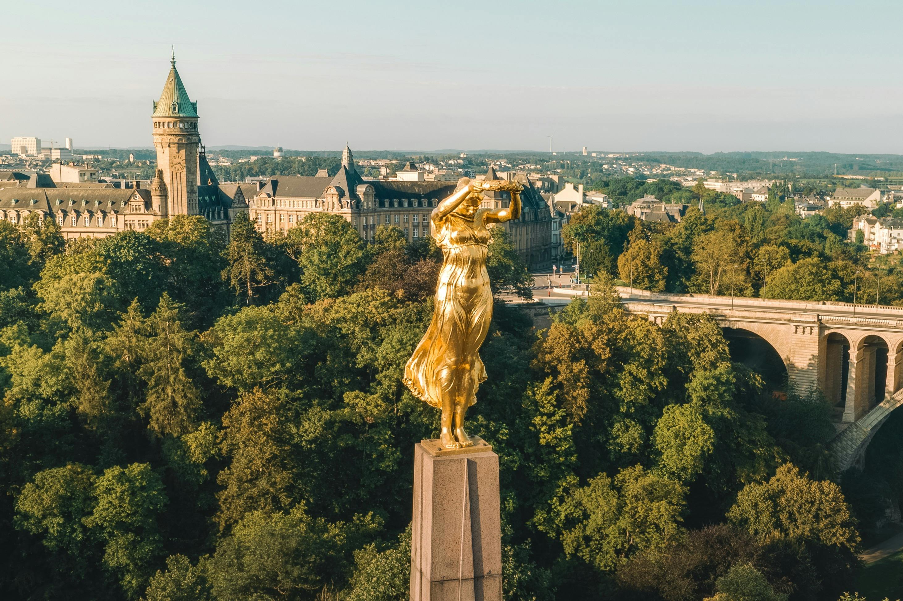 Socha Gëlle Fra, Lucembursko