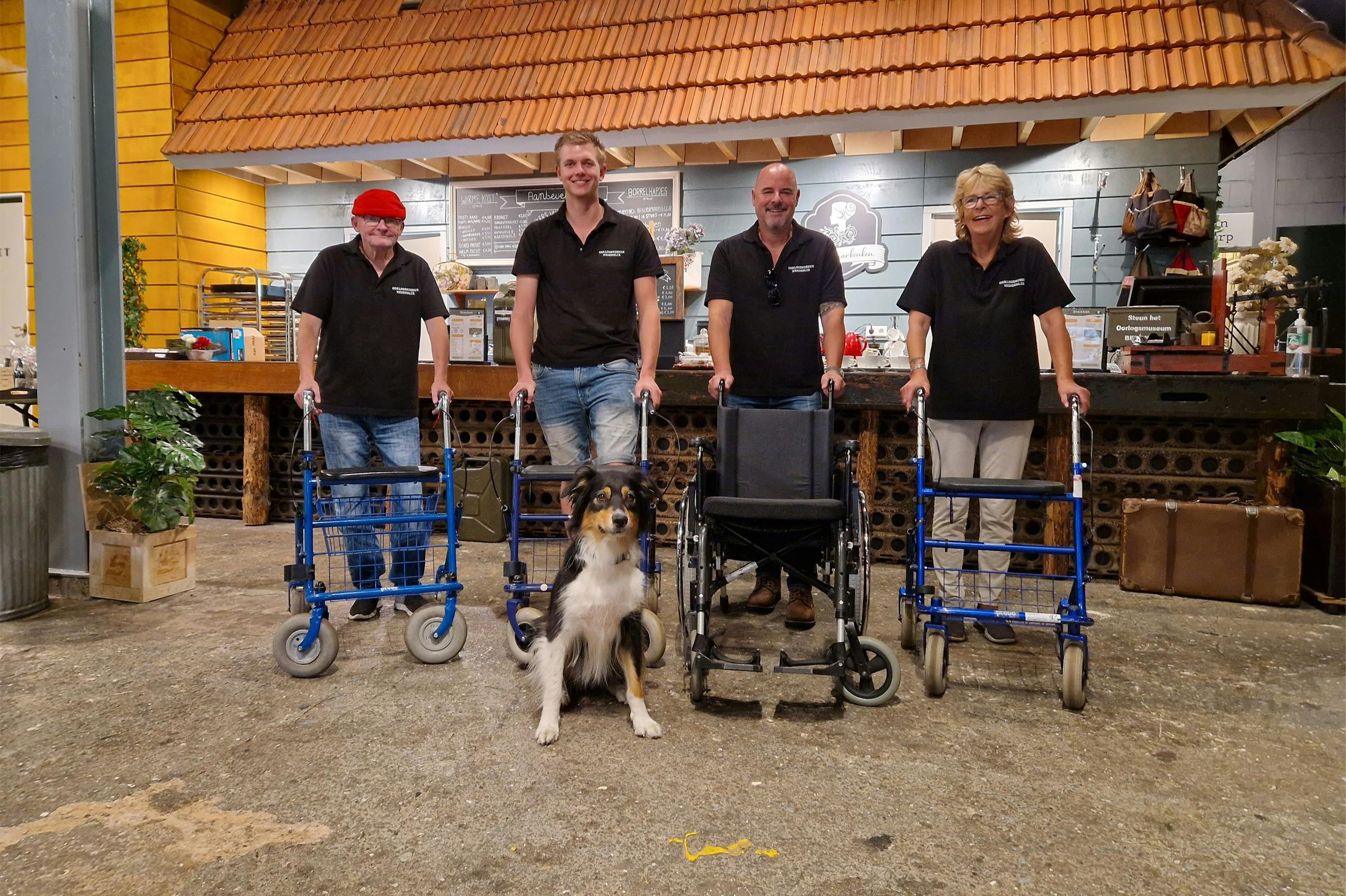 A nice museum in the Netherlands accessible for disabled people and people who have difficulty walking, War Museum Medemblik.