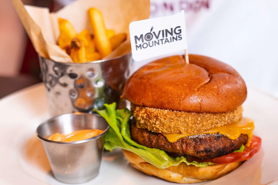 Vegetarian Hard Rock Cafe Moving Mountains Burger