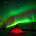 Auroras Boreales en Rovaniemi, Laponia