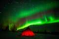 Aurora boreal a Rovaniemi, Lapònia