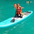 Paddleboard disponível no barco