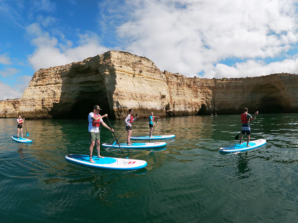 Paddleboarding along the Coastline