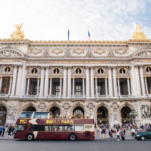 フランス ビッグバス：パリでホップオン＆ホップオフツアー(即日発券)