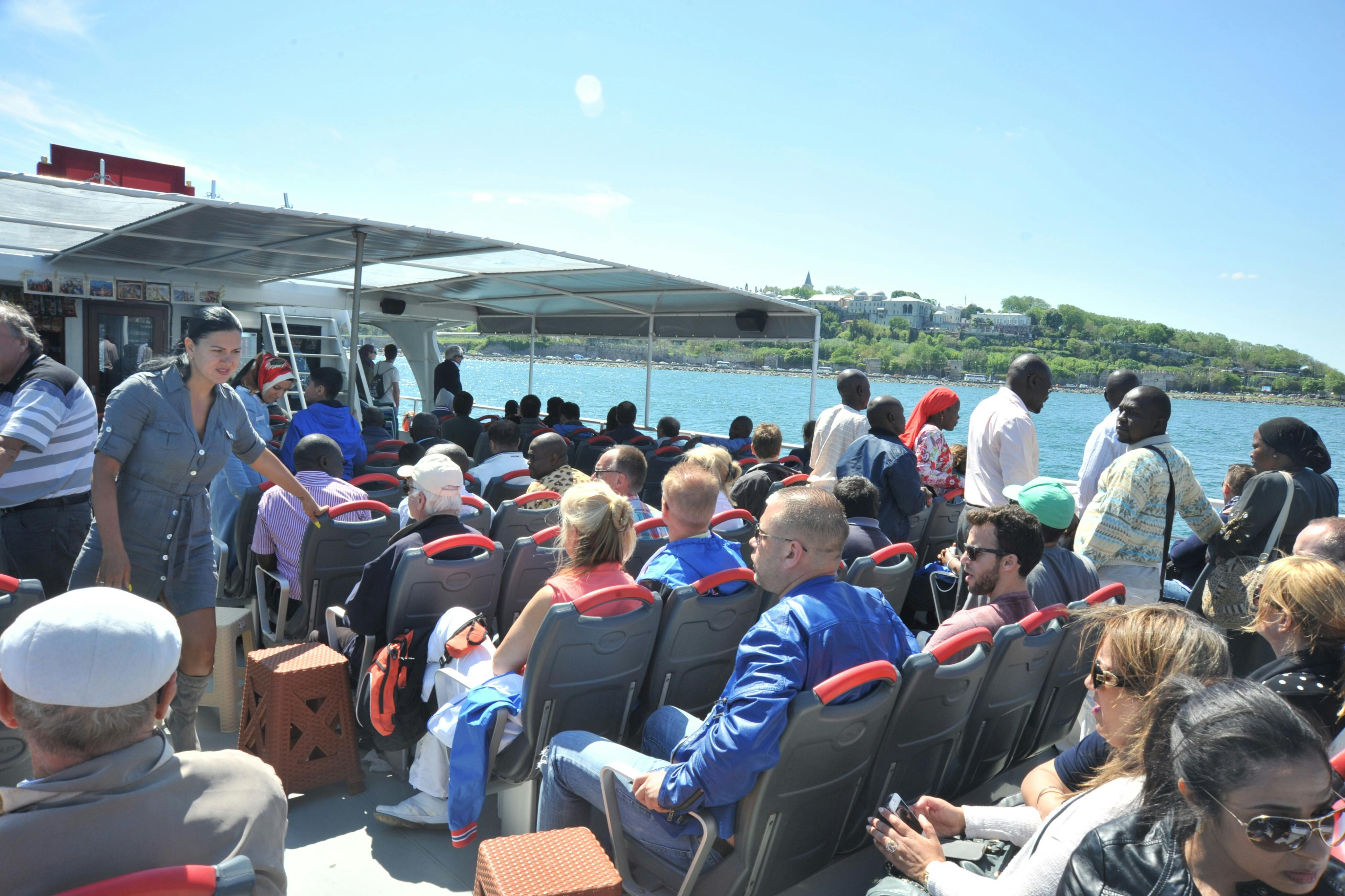 Bosphorus Strait Istanbul looking Topkapı Palace