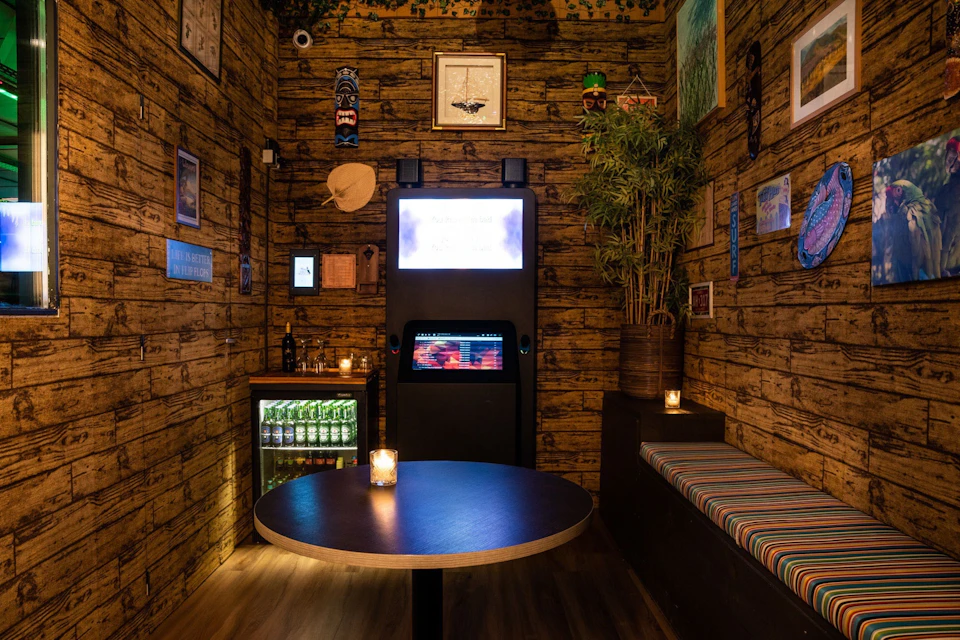 Our karaoke machine - making you a rockstar; even if just for 3-5 minutes at a time.
