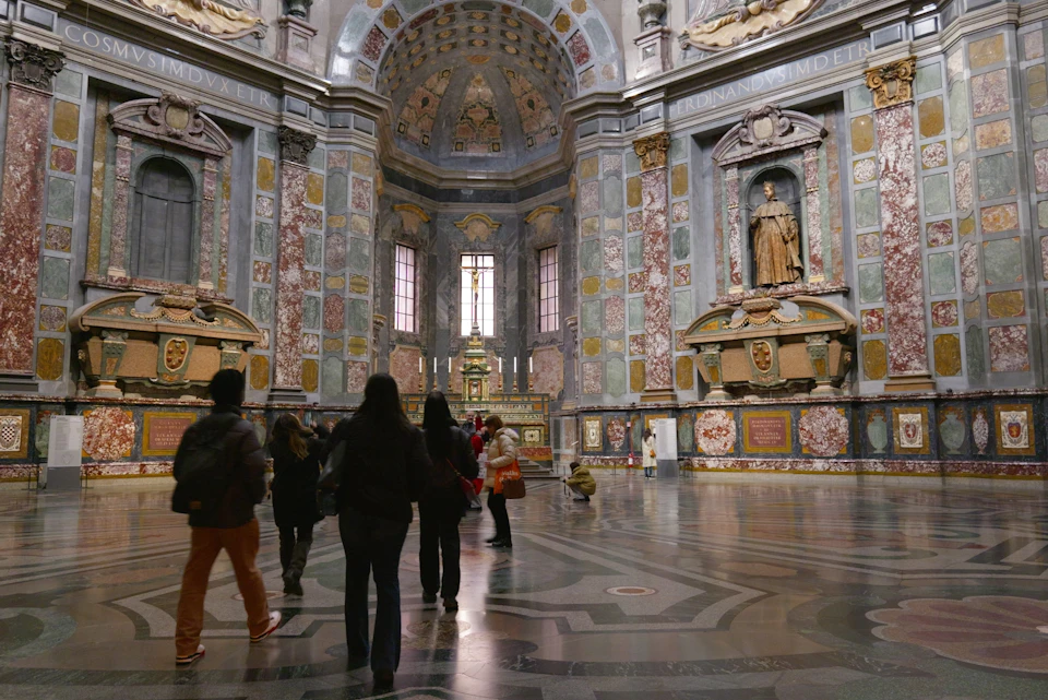 Florence Medici Chapel inside