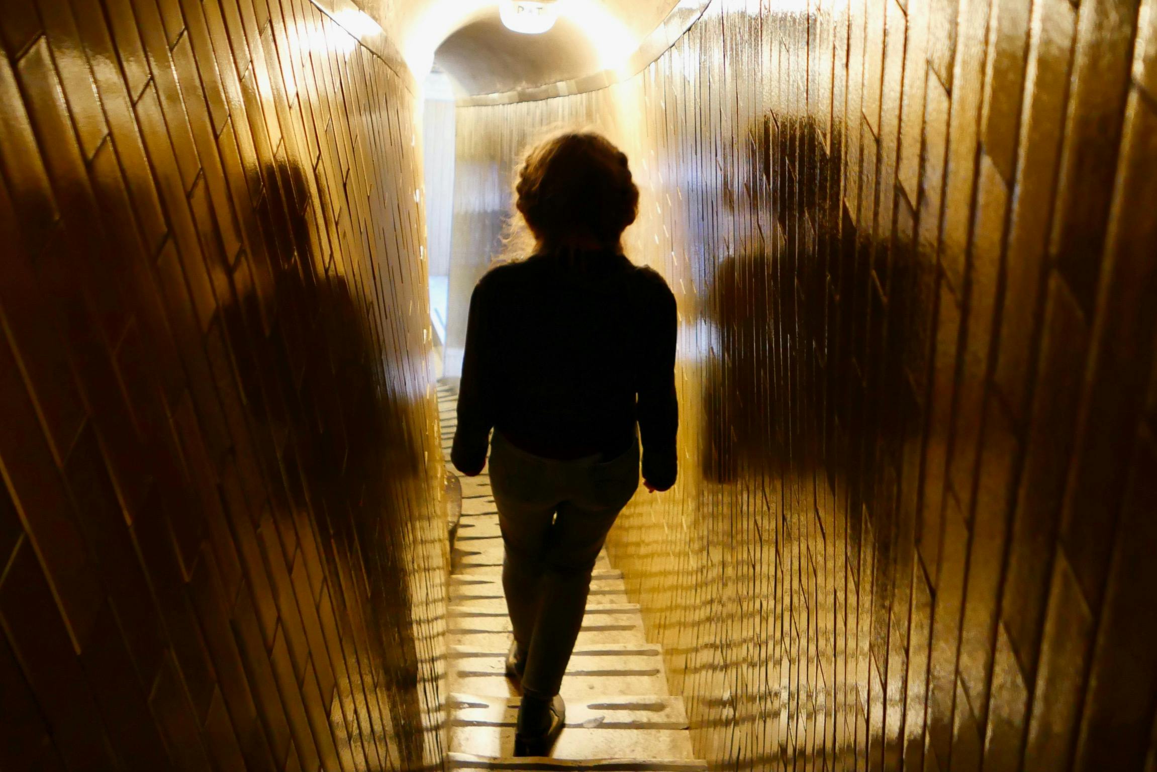 Κάθοδος πίσω στη γη από τους ουρανούς της κορυφής του τρούλου του Αγίου Πέτρου;)