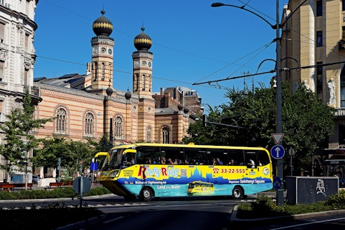 ブダペスト・リバーライド：フローティングバス体験(即日発券)