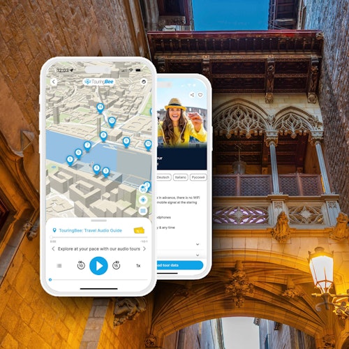 Barri Gòtic de Barcelona: aplicació d'àudio-guia de TouringBee