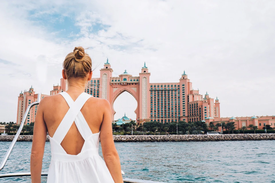 Dreamy vibes with Atlantis as my backdrop. 📸✨ #AtlantisMemories #InstaParadise