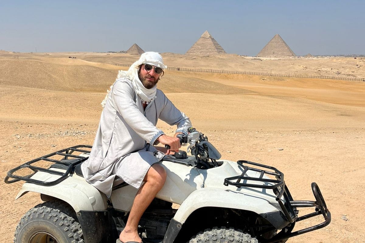 Driving the all-terrain vehicle