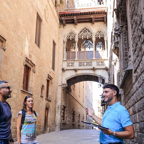 Barcelona Gothic Quarter: Guided Walking Tour(即日発券)