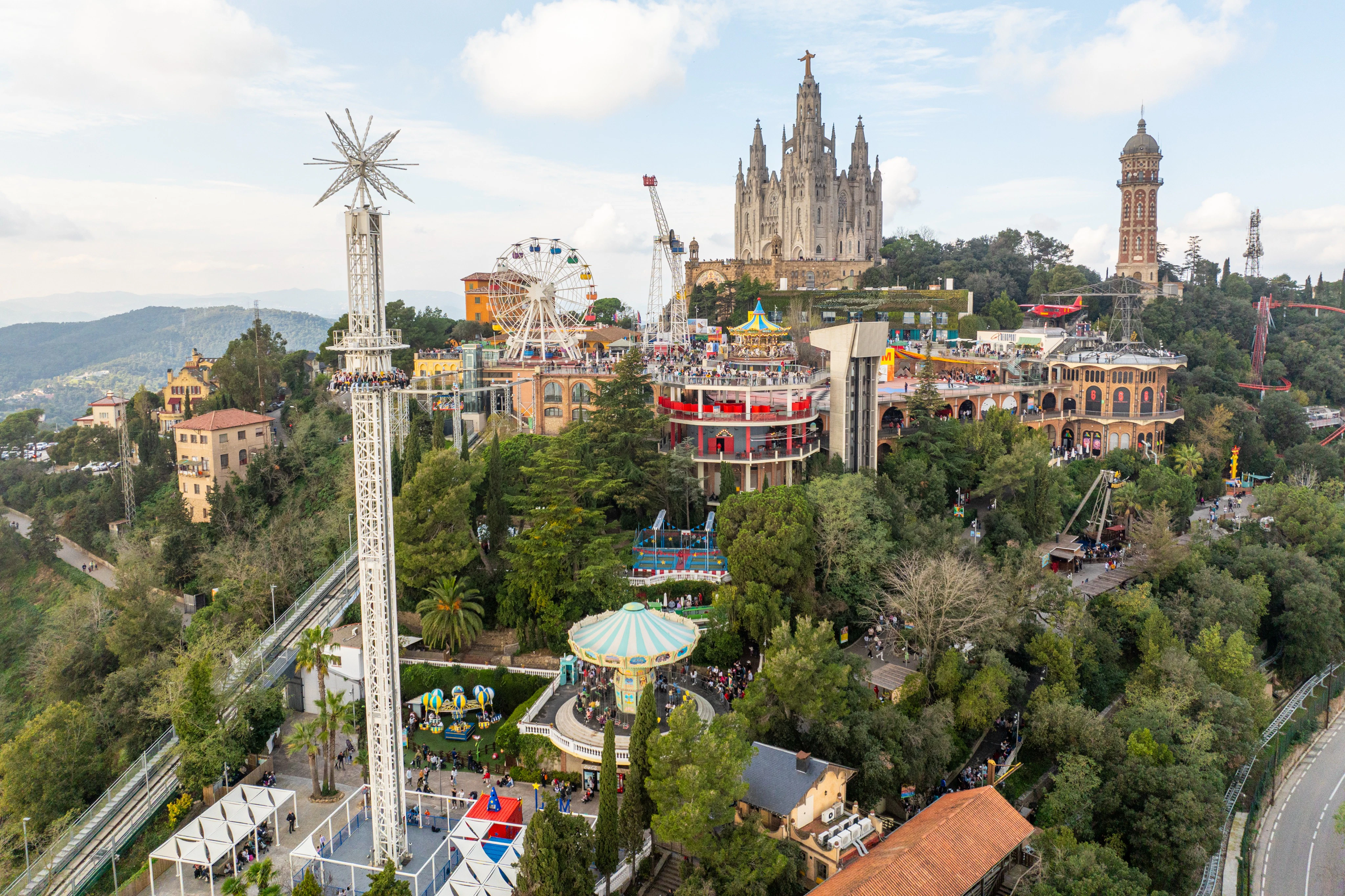 Tibidabo Amusement Park: Entry Ticket