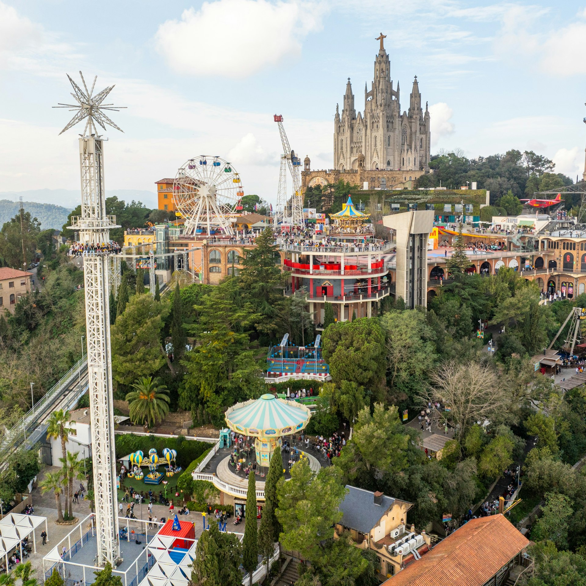 Tibidabo Amusement Park: Entry Ticket