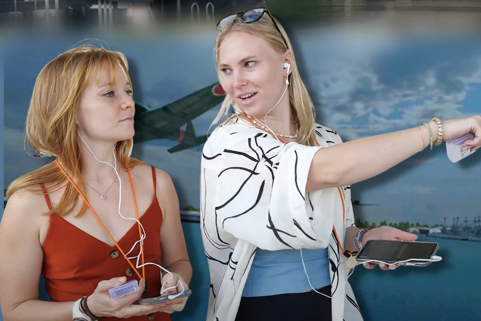 Pearl Harbor multimedia tours with complimentary earbuds and on our smartphones.