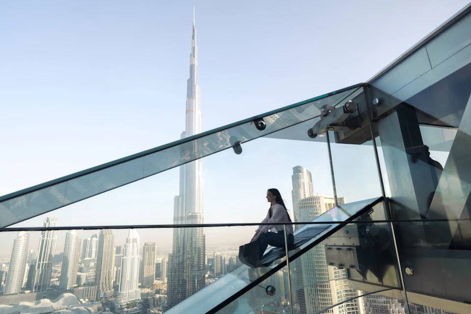 Sky Views Glass Slide