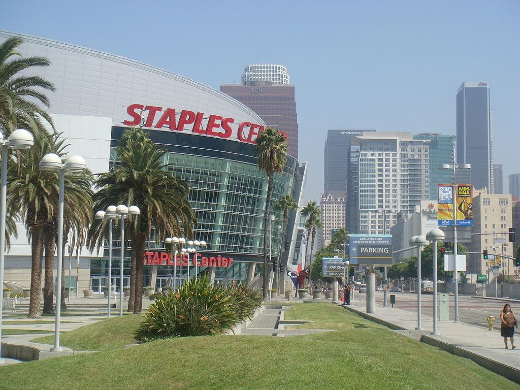 STAPLES Center in Los Angeles
