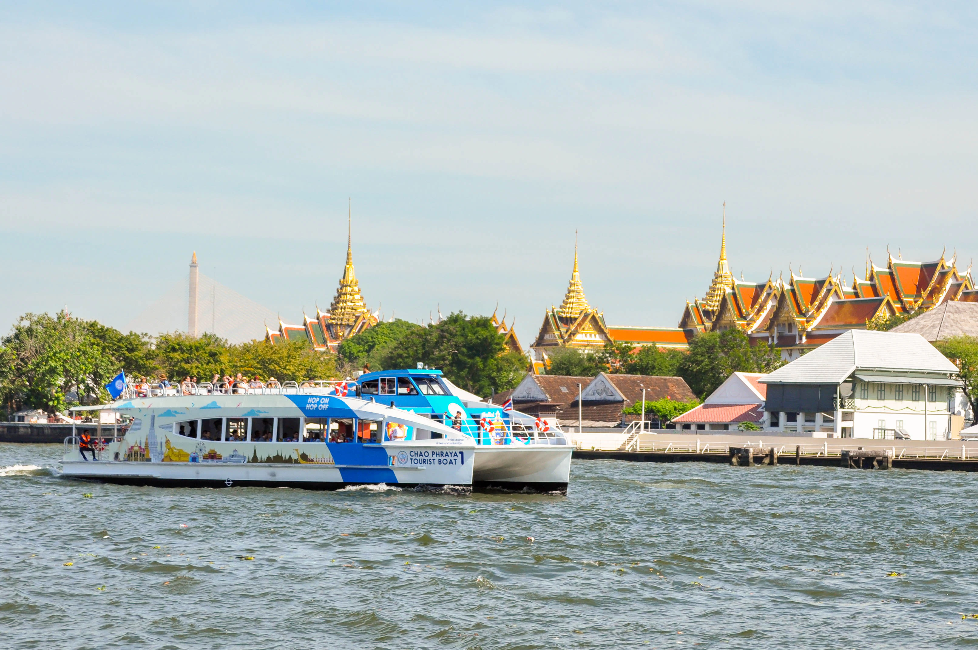 Hop-on Hop-off Boat Chao Phraya River: 1-Day Pass