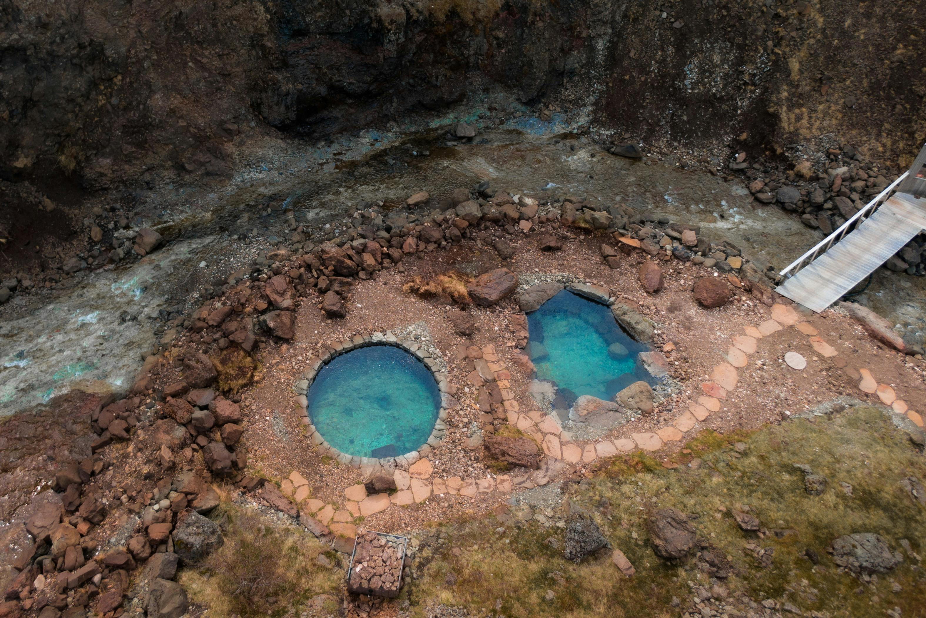 Canyon bath from the stairs