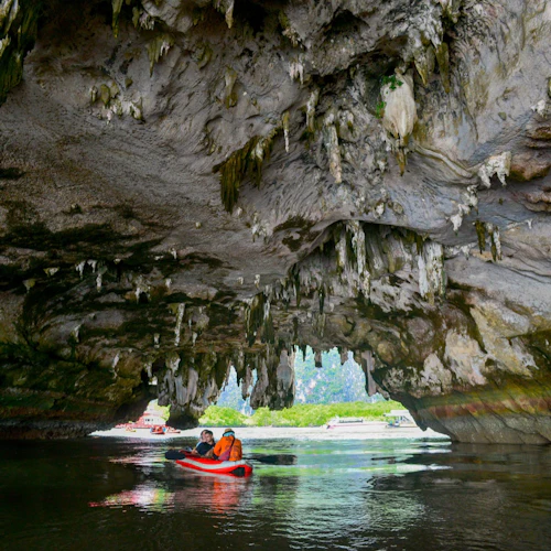 Phang Nga Bay: Guided Big Boat Tour from Phuket + Canoeing + Lunch - Photo 6