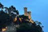 De buitenkant van het kasteel van Lloret