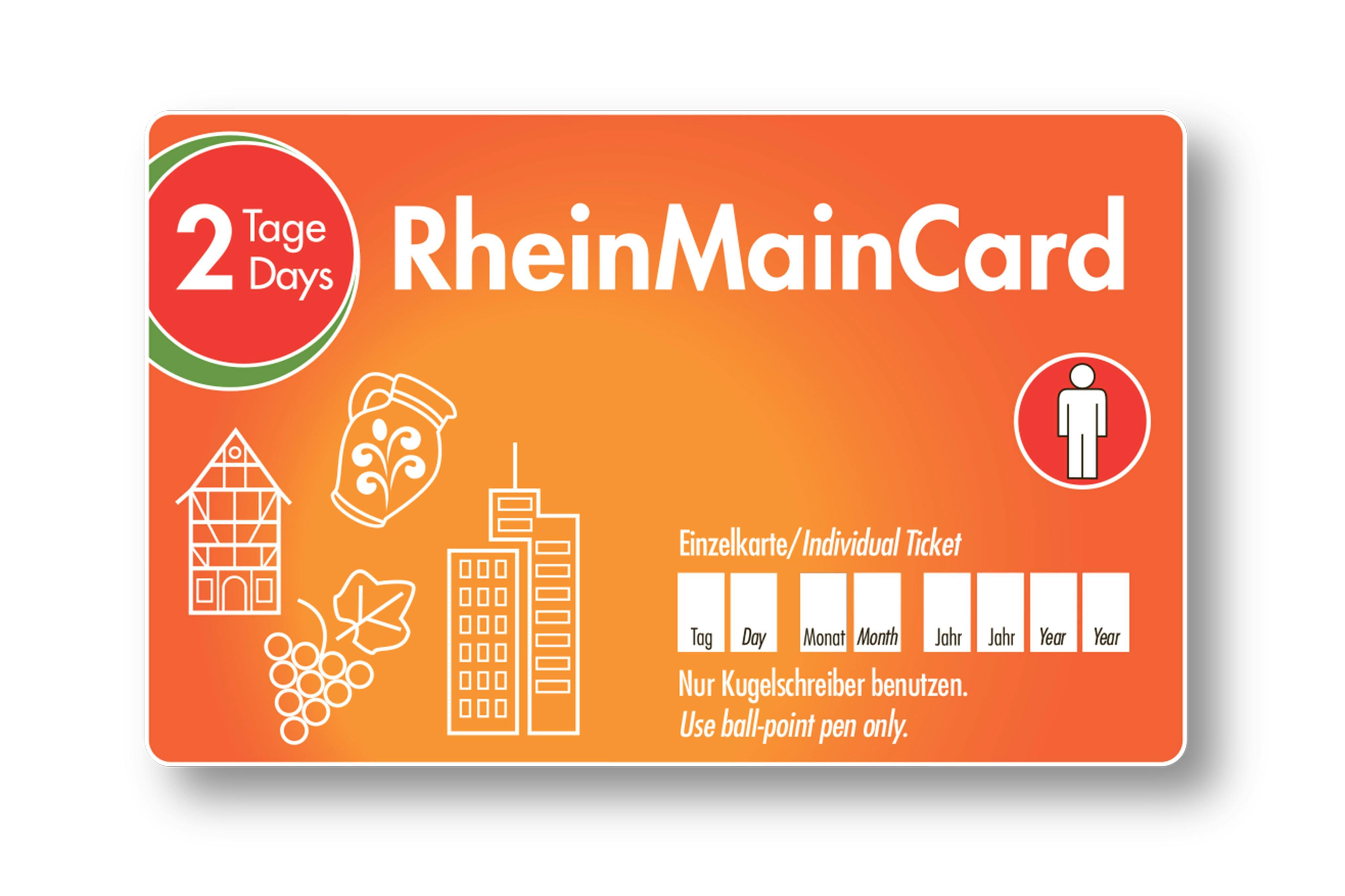 RheinMainCard: 2-Day Card + Public Transport + Discounts