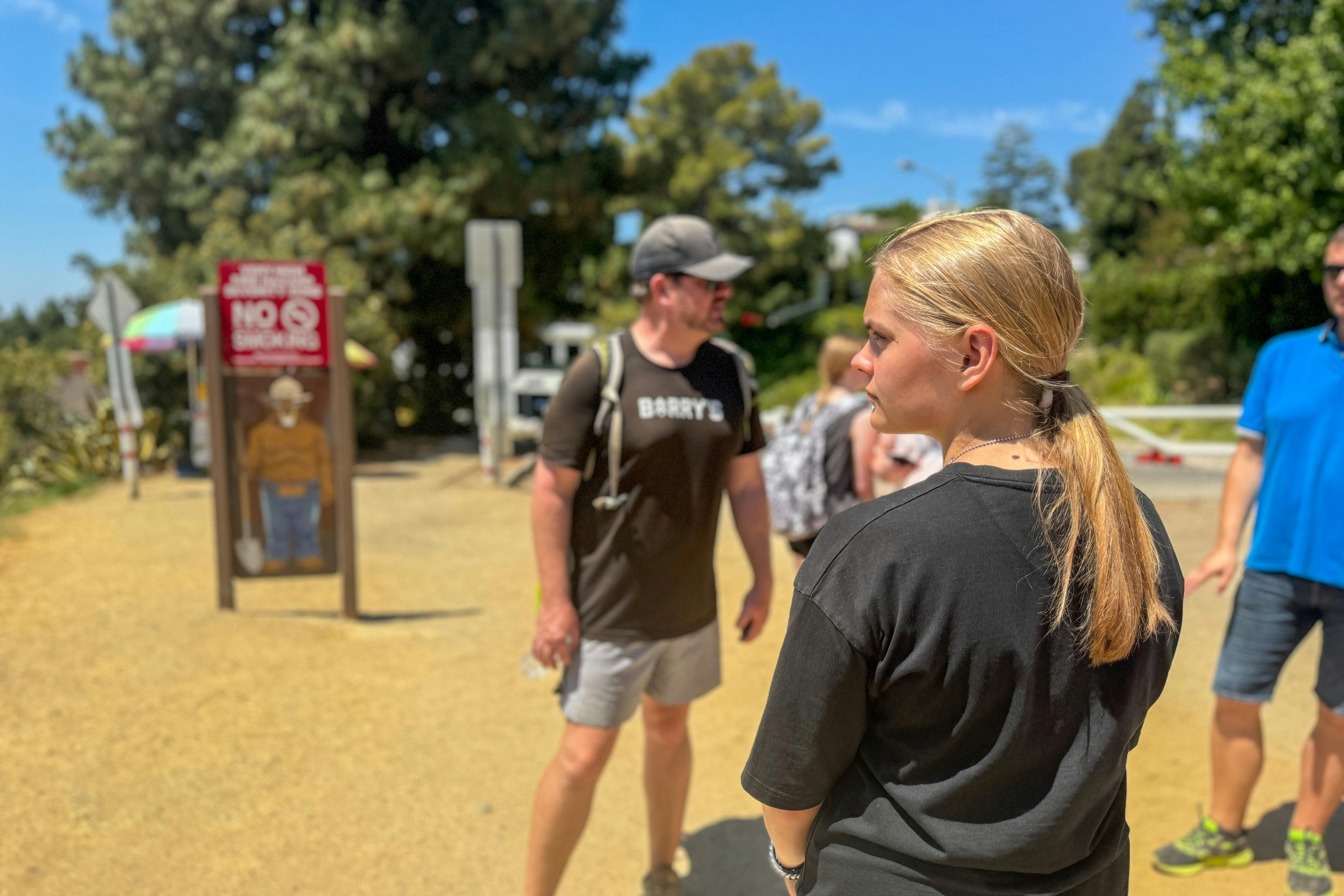 Smokey the Bear is the starting point of this hike