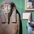 El sarcófago con la momia del museo
