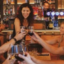 Probando vinos italianos