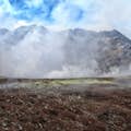 Emissioni di gas dal Cratere di Nord Est de l'Etna