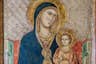 Icona della Madonna con il Bambino e Rainaldo presbitero, realizzata nel 1325 da Lello de Urbe. 