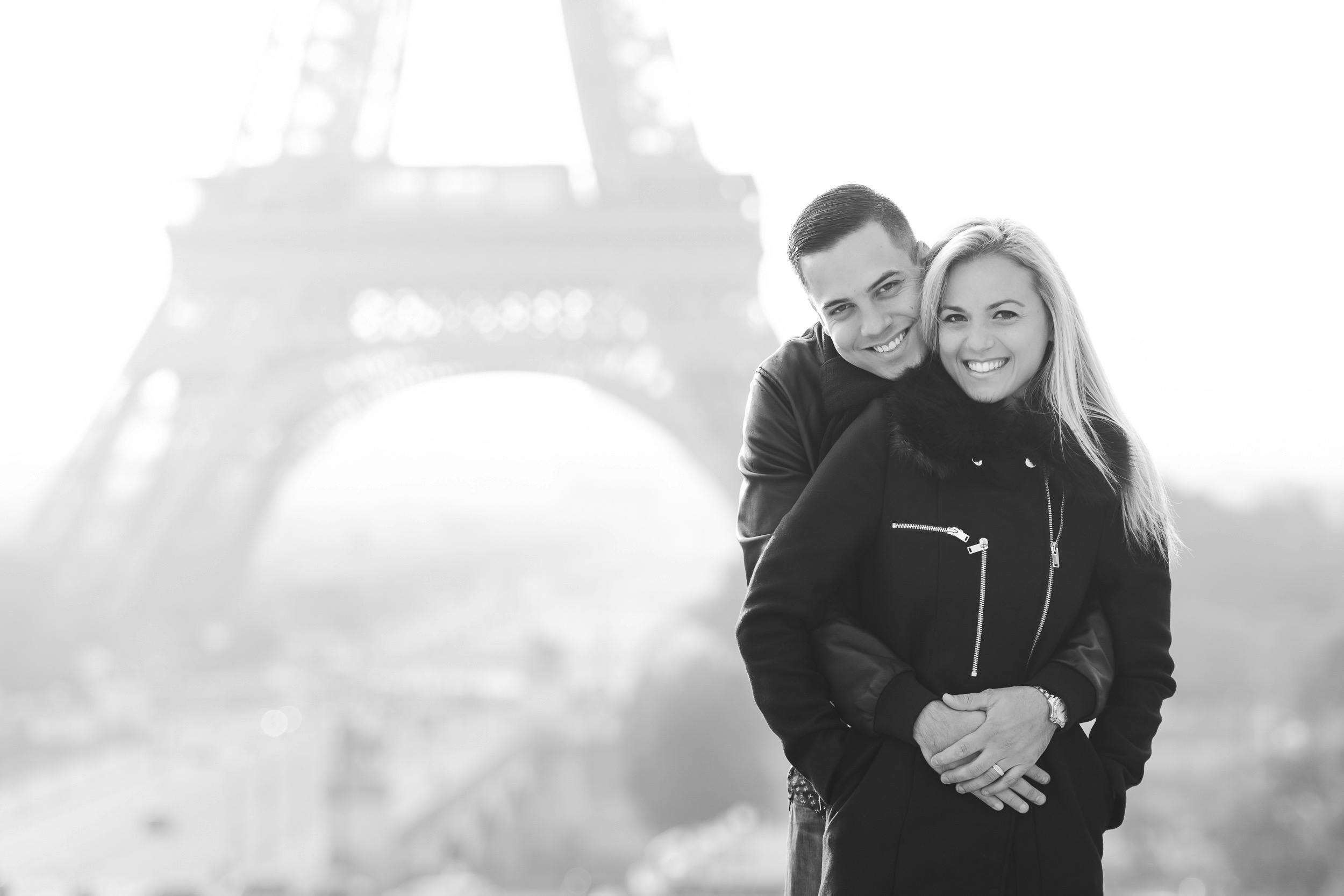 Eiffel Tower as seen from Trocadero Square